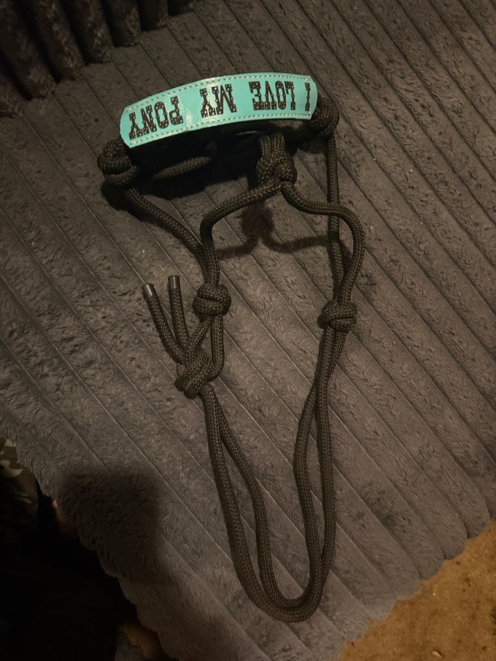 Pony sized rope halter